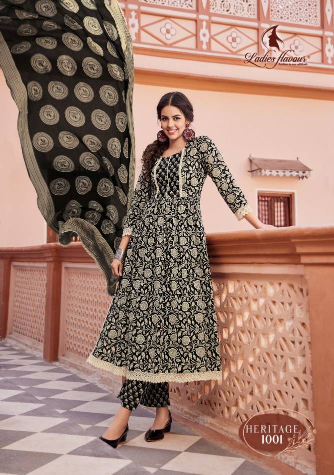 Ladies Flavour Heritage Fancy Wear Wholesale Printed Cotton Suits